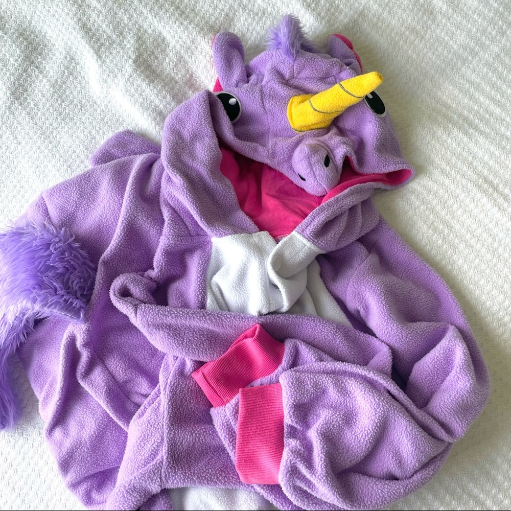 purple unicorn onesie